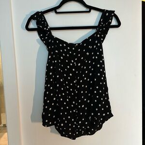 Poka Dot Cross Back Top Madewell 4